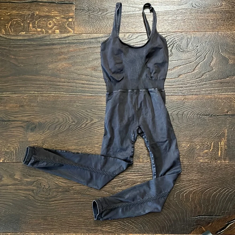 NWOT FP Movement Good Karma Onesie - Washed Black - XS/S - Picture 2 of 11
